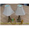 Image 1 : Pair of Vintage Lamps Both Working