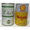 Image 1 : Shell and Castro Oil Tins