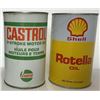 Image 2 : Shell and Castro Oil Tins