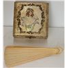 Image 1 : Celluloid Jewelry box and fan