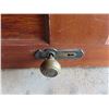 Image 2 : Antique wooden door with antique door handle & key hole - 29.75"x 79"