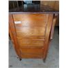 Image 5 : Antique Wooden cabinet with glass door 23.75"x 12"x 48"