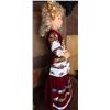 Image 2 : Ukrainian China doll with log base stand - 29" tall