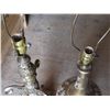 Image 4 : 2 Antique Electric lamp stands (Without shades)