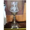 Image 1 : Antique Electric lamp with glass chimney