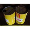 Image 2 : 2 Shell X-100 Motor oil Quart tins