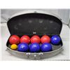 Image 1 : Bocce Ball Set in Metal Case