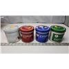 Image 1 : 4 MacDonald "Export" tobacco cans - white, green, blue, red.