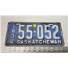 Image 1 : 1932 Saskatchewan license plate - 55-052