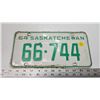 Image 1 : 1964 Saskatchewan license plate - 66-744