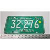 Image 1 : 1969 Saskatchewan license plate - 32-276 P. Trailer