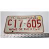 Image 1 : 1973 Saskatchewan license plate - C17-605