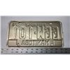 Image 2 : 1976 Manitoba license plate - GGW-101
