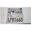 Image 1 : Pair of California license plates - 4PMT660