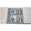 Image 1 : Pair of Washington license plates - 070-CFQ