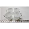 Image 1 : 4 "Fire King" Milk glass, coffee cups