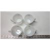 Image 2 : 4 "Fire King" Milk glass, coffee cups