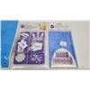 Image 2 : Assorted items - 6 Cake stamp set, fondant gum paste mold & confectioners mat