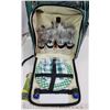 Image 4 : Picnic backpack, comes with cutlery and dishes 30pcs - never used