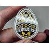 Image 4 : 2019 Vegreville pysanka egg $20 Canadian coin - 99.99% silver, 4th coin issued