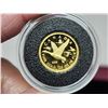 Image 3 : 2011 - 1/25oz 99.99% fine gold, Canadian 50 cent "Goose" coin - in case