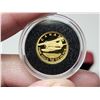 Image 3 : 2008 - 1/25oz 99.99% fine gold, Canadian 50 cent "Floatplane" coin - in case