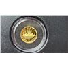 Image 3 : 2005 - 1/25oz 99.99% fine gold, Canadian 50 cent "Voyager" coin - in case