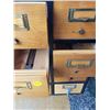 Image 2 : 20"x 17" x 19" Tall 12 Drawer Filer cabinet- library cards