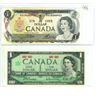 Image 1 : 1867-1967 and 1973 Canadian One Dollar Bills