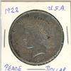 Image 1 : 1922 United States Peace Dollar