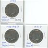Image 1 : 1974, 1776-1976D and 1981D United States Half Dollar Coins