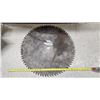 Image 1 : Large saw blade, 72 teeth - Diameter 23" - crack in one side