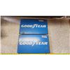 Image 1 : Good year sign x2 - for tire rack