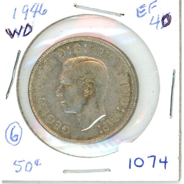 1946WD 50 cents EF40