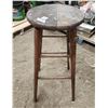 Image 1 : Tall wooden stool - 30"H x15"x15"