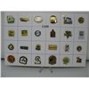 Image 1 : LOT OF 24 SASKATCHEWAN TOWN PINS - ALL DIFFERENT - All different from other lots listed