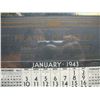 Image 3 : 1943 FRAMED CALENDAR - (11 1/2 inches by 13 inches) - SHOE & HARNESS REPAIR - MAIDSTONE