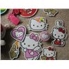 Image 5 : LOT OF HELLO KITTY ITEMS - Pez,  Puzzle,  Note Pad,  Foam Decals,  Ribbon,  etc. - Mostly New.