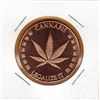 Image 1 : 1 OUNCE COPPER  .999 FINE - CANNABIS - LEGALIZE IT