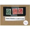 Image 1 : Queen Victoria 1, 2 and 3 Cents