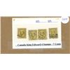 Image 1 : Canada King Edward 4 Stamps - 7 Cents