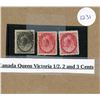 Image 1 : Canada Queen Victoria 1/2, 2 and 3 Cents