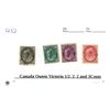 Image 1 : Canada Queen Victoria 1/2, 2, 2 and 3 Cents