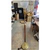 Image 1 : MCM Teak Brass Floor Lamp