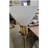 Image 2 : MCM Teak Brass Floor Lamp