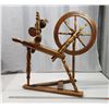Image 3 : Early 1900s, wooden spinning wheel - complete - 32"Long x 30.5"H