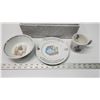 Image 3 : Wedgewood "Peter Rabbit" nursery dish set - Bowl, cup and saucer - In original box