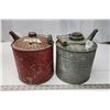 Image 3 : Pair of 1 Gal, Kerosene pails