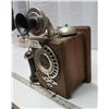 Image 3 : Vintage, 11 digit automatic, wooden wall telephone