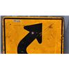 Image 2 : Caution Turn highway sign - 29.5"x29.5"